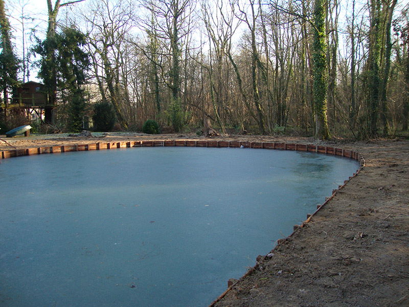 Espaces naturels Création et aménagement de plan d'eau